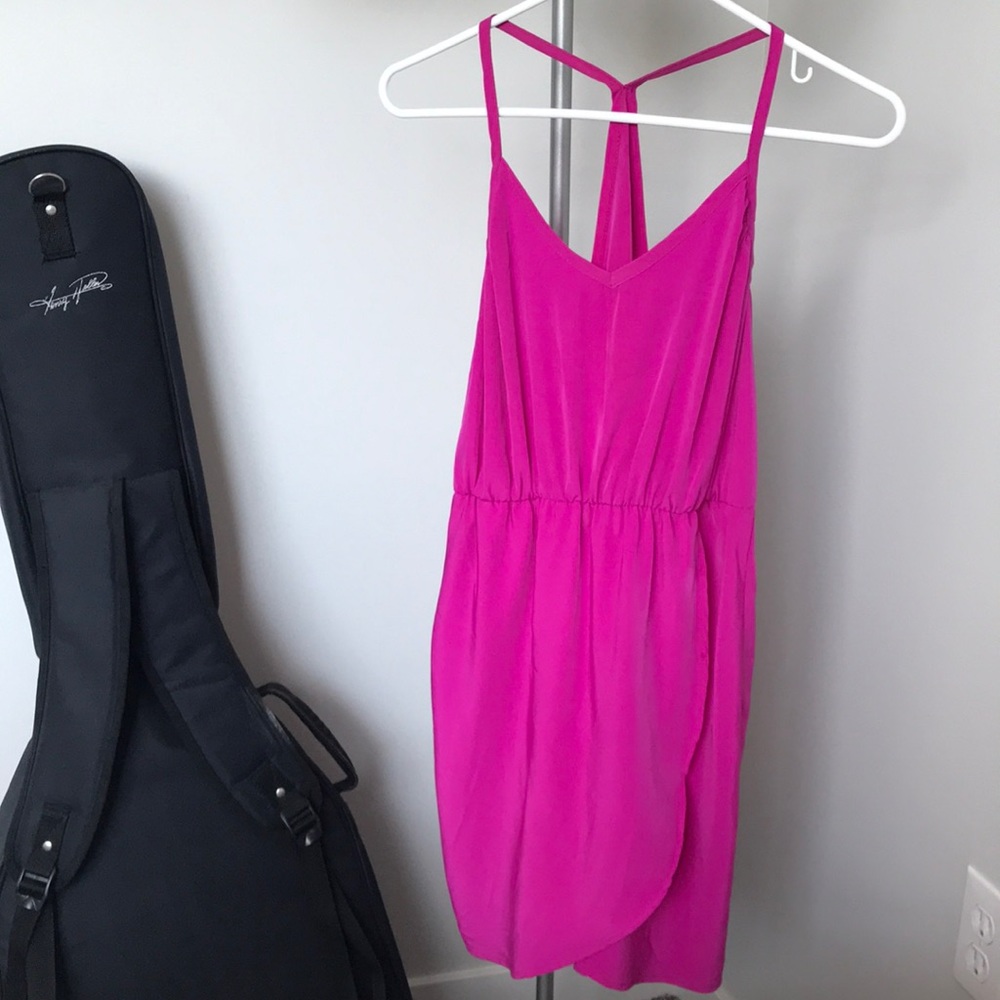 Neon Pink Tulip Dress